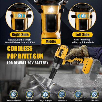 Sakerplus Brushless Rivet Gun Tool for Rivets