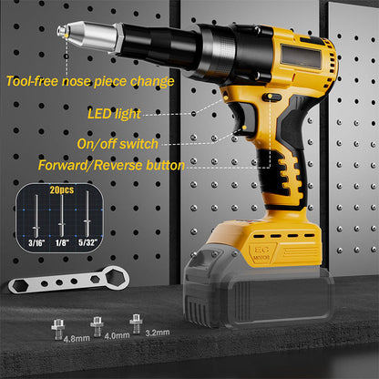 Sakerplus Brushless Rivet Gun Tool for Rivets