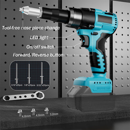 Sakerplus Brushless Rivet Gun Tool for Rivets