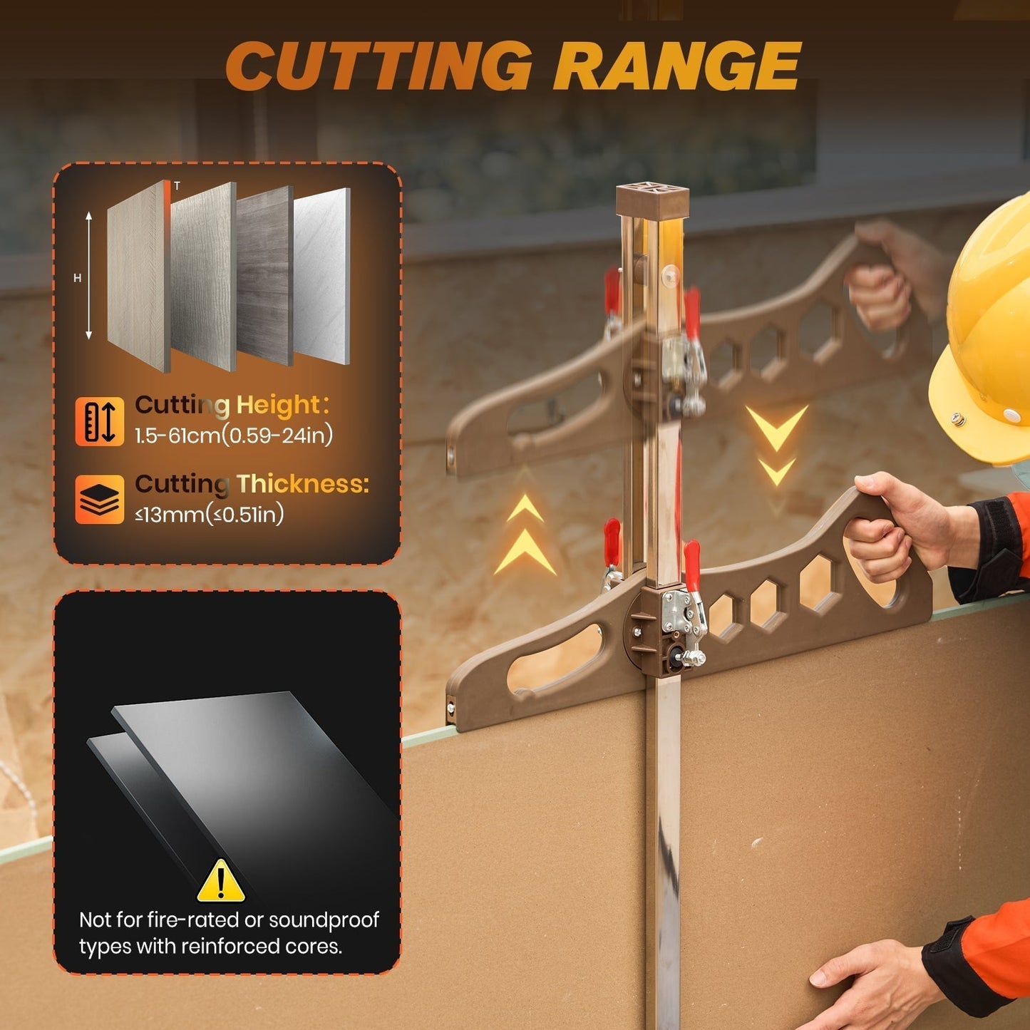 Sakerplus Foldable Drywall Cutting Tool