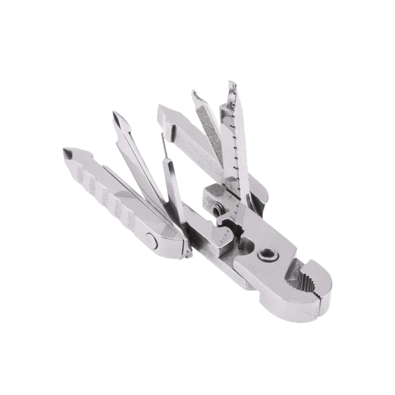 Hirundo 15 in 1 Multi-tool Pliers Tool Keychain Stainless Steel Combination EDC Tool