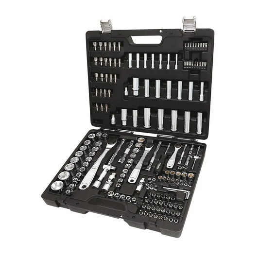 Assortment of 74 hex socket wrenches, 42 screwdriver bits, 30 screwdriver socket wrenches, 7 male wrenches