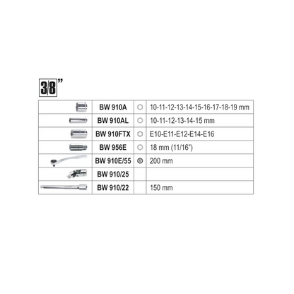 Assortment of 74 hex socket wrenches, 42 screwdriver bits, 30 screwdriver socket wrenches, 7 male wrenches