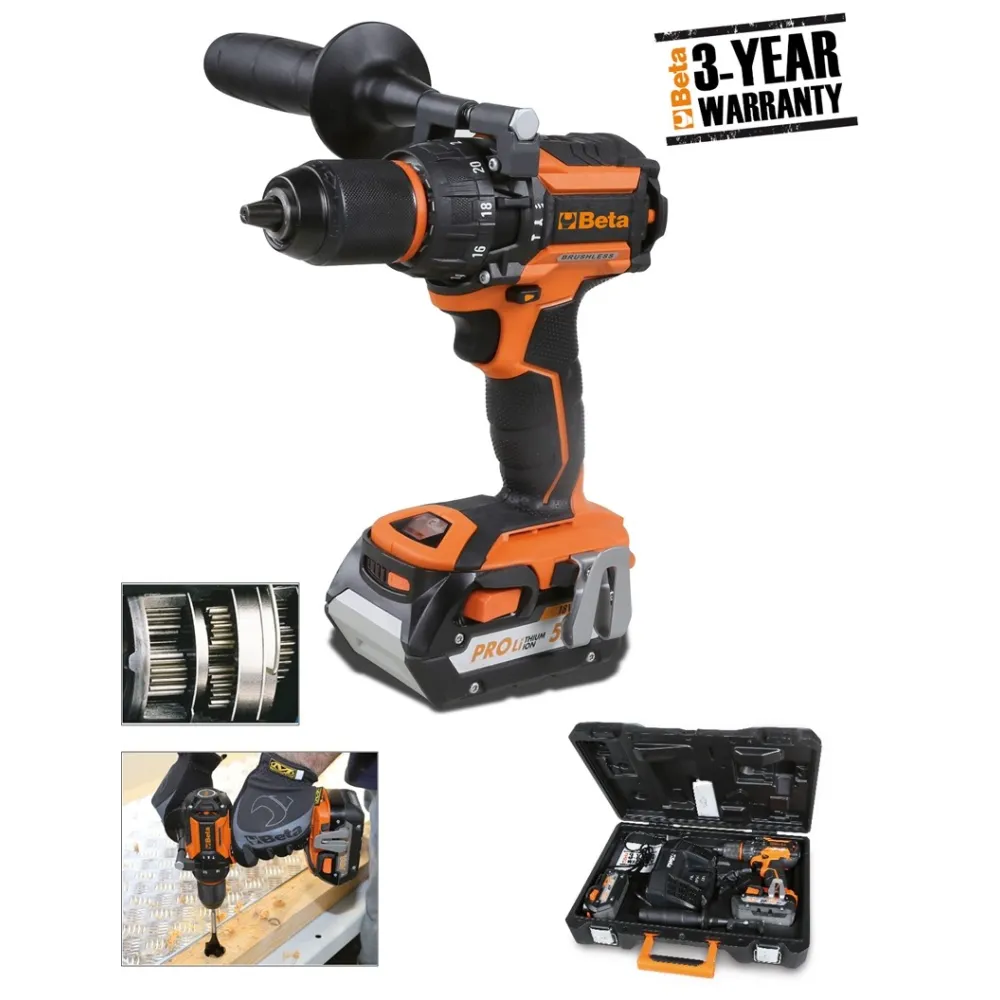 Percussion drill, 18V, brushless and ultracompact